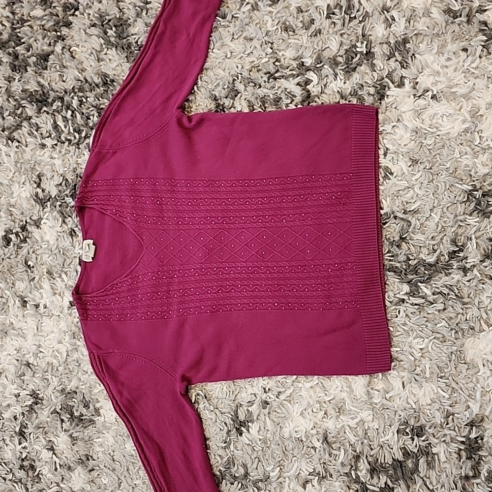 Classic Elements Acrylic Solid Sweaters For Women… - image 4